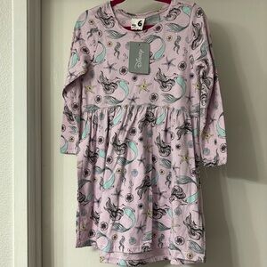 Disney little mermaid dress size 6 very cute